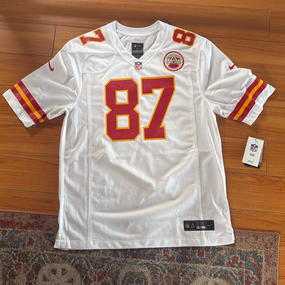 Kelce chiefs large jersey fanatics NEW
